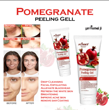Picture of Original Imported Yan Namei Ji Peeling Gel Pomegranate Peeling Gel Cucumber Peeling Gel Tomato Peeling Gel Apple Peeling Gel  - 320ml