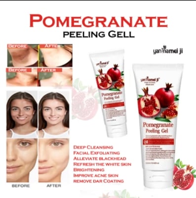 Picture of Original Imported Yan Namei Ji Peeling Gel Pomegranate Peeling Gel Cucumber Peeling Gel Tomato Peeling Gel Apple Peeling Gel  - 320ml