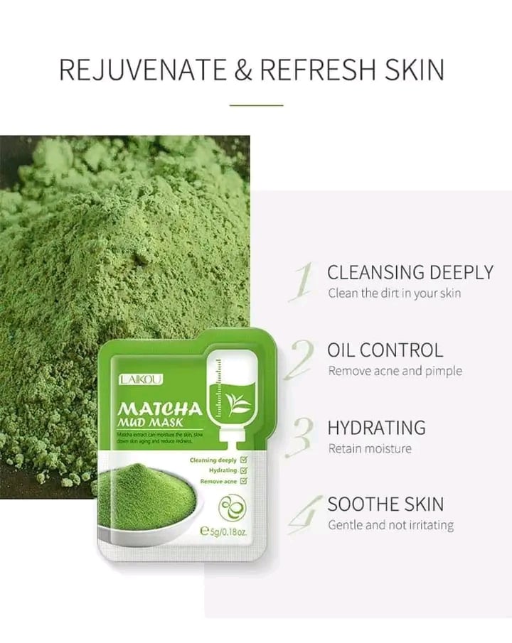 Picture of Original Laikou Matcha Mud Mask -5gm(1pcs)