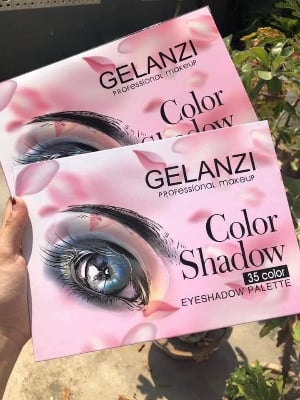 Picture of Gelanzi 35 Color Eyeshadow Palette Matte Eyeshadow Glittery Eyeshadow Shimmer Eyeshadow Colorful Eyeshadow