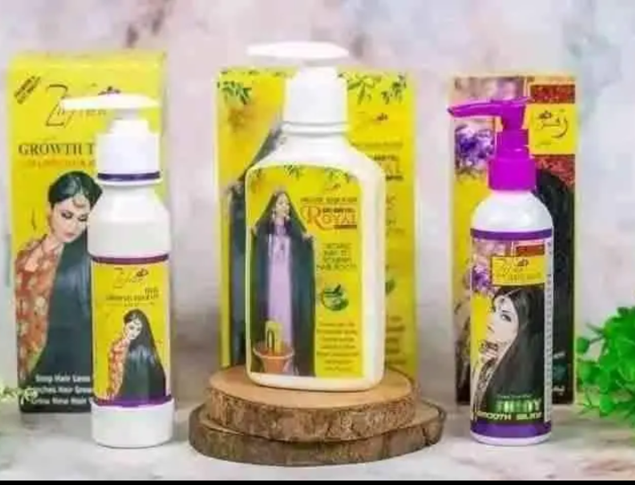 Picture of Zafran Hair Loss Combo - Zafran Hair Oil 150ml & Zafran Hair Mask 120ml & Zafran Shampoo 200ml