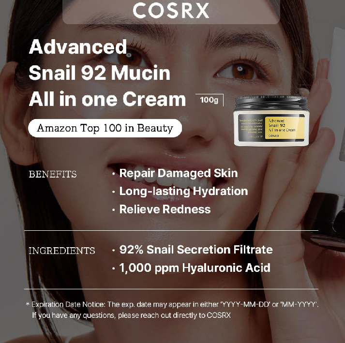 Picture of Cosrx Advance Snail 92 All in One Cream 100ml (original)