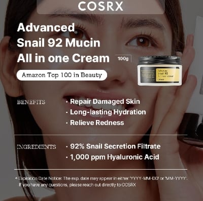 Picture of Cosrx Advance Snail 92 All in One Cream 100ml (original)