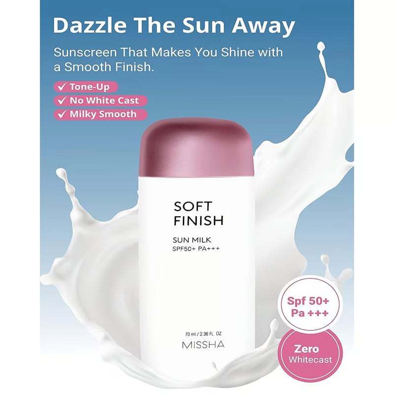 Picture of Missa All Around Safe Block Soft Finish Sun Milk SPF50+ Or PA+++