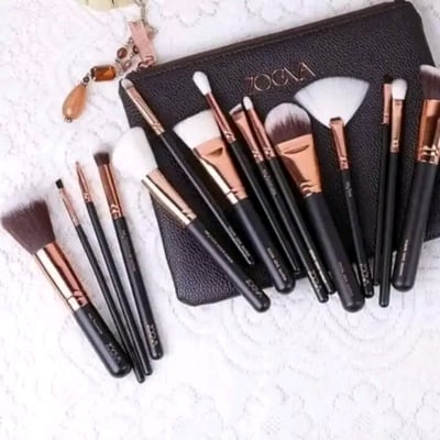 Picture of ZOEVA Professional Makeup Brush Set - 15pcs - Black