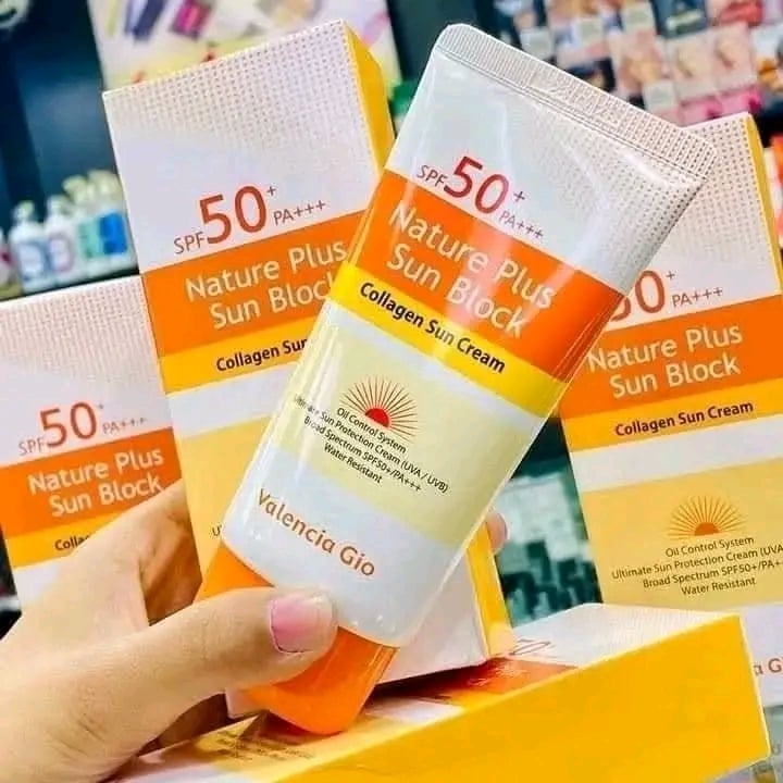 Picture of Valencia Gio Nature Plus Sunblock Cream -70ml - White