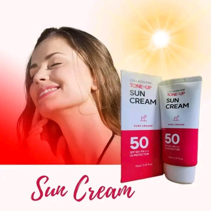 Picture of Collagen Pink Tone-Up Sun Cream SPF 50+ PA+++