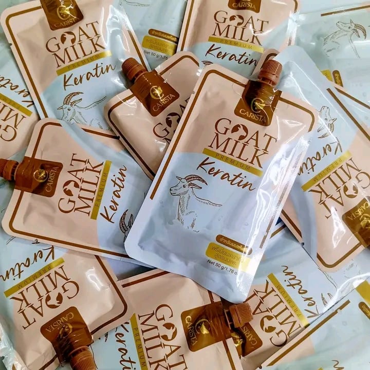 Picture of Carista Goat Milk Keratin Hair Treatment for Soft, Silky, Shiny,Smooth & Straight Hair(Original)