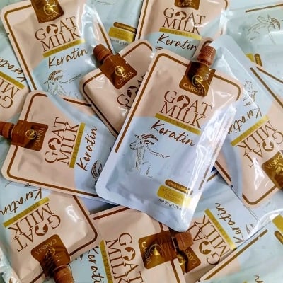 Picture of Carista Goat Milk Keratin Hair Treatment for Soft, Silky, Shiny,Smooth & Straight Hair(Original)