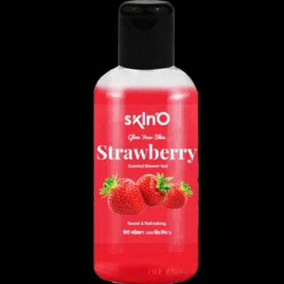 Picture of Skino Strawberry Flavoured Shower Gel for Soft & Glowing Skin - 220ml - Fruity