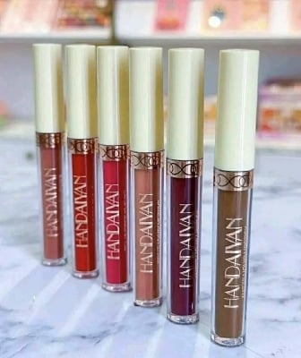 Picture of HandaIYan Liquid Matte Lipstick Rose Color Long-lasting Comfortable Moisturizing Lip Makeup for Women