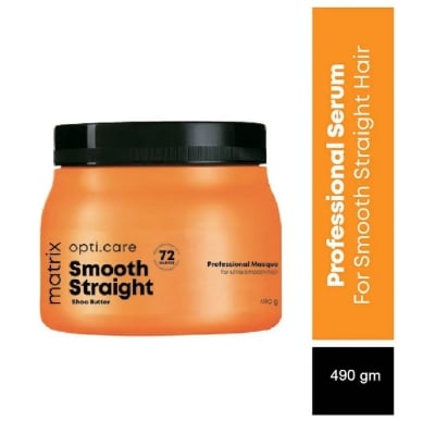 Picture of Matrix Opti Care Smooth Straight Hair Masque With Shea Butter, 490g - Hair Mask