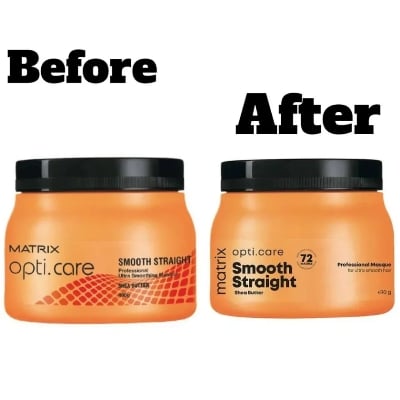 Picture of Matrix Opti Care Smooth Straight Hair Masque With Shea Butter, 490g - Hair Mask