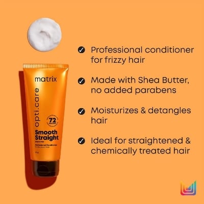 Picture of Matrix Opti Care Smooth Straight Shea Butter Conditioner - 98gm