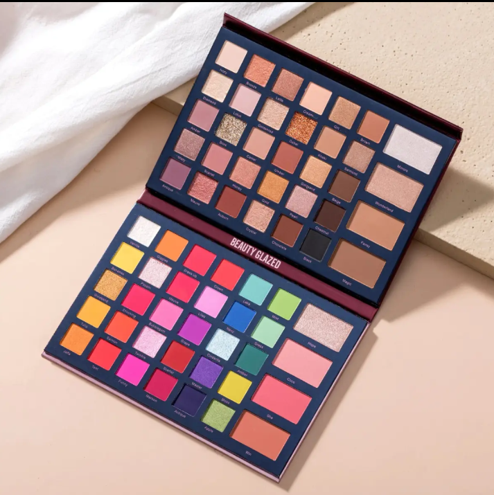 Picture of 68-Color Mix & Match All-In-1 Eyeshadow Palette With Blush Contour Highlighter