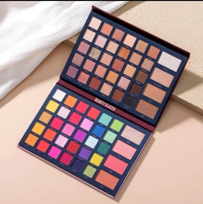 Picture of 68-Color Mix & Match All-In-1 Eyeshadow Palette With Blush Contour Highlighter