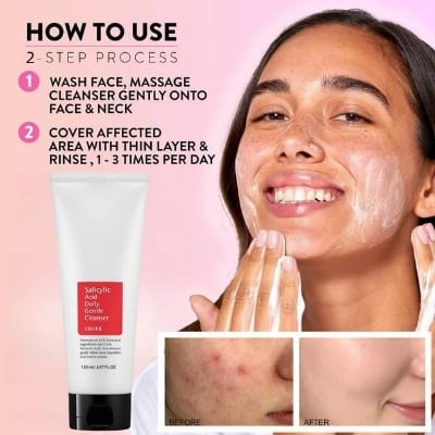Picture of Original Cosrx Salicylic Acid Daily Gentle Cleanser -150ml - White