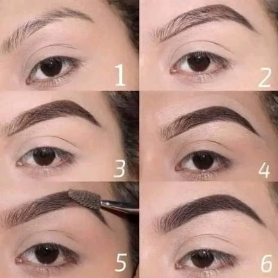 Picture of Water Proof Music Flower Gel Black & Brown 2-Color Gel Eyeliner