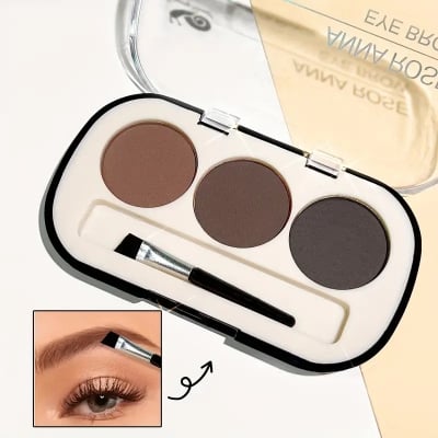Picture of DoDo Girl Eyebrow Powder Kit 3 in 1 for Women Makeup Tool Kit