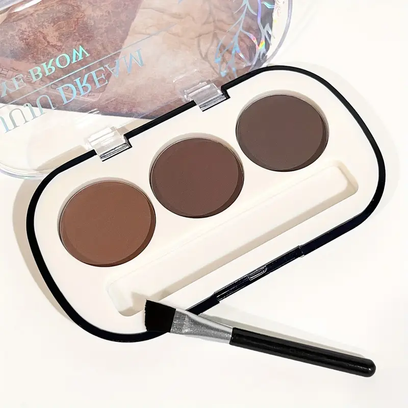 Picture of DoDo Girl Eyebrow Powder Kit 3 in 1 for Women Makeup Tool Kit