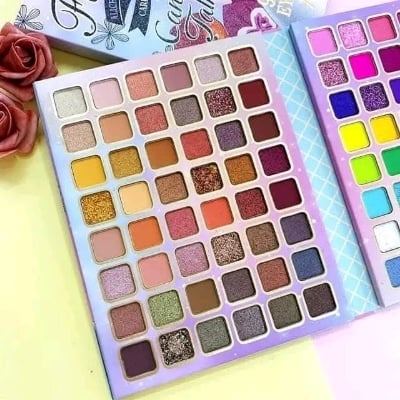 Picture of Introducing the IGOODCO 96 Colors Eyeshadow Palette, perfect for creating stunning eye looks.With 84 shades to choose from, this palette offers a wide range of colors to suit any occasion. The highly pigmented formula ensures long-lasting wear, while the