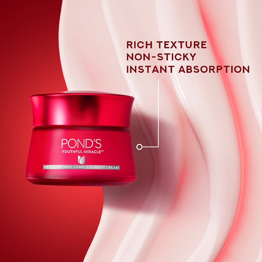 Picture of Ponds Youthful Miracle Hexyl Retinol Complex, Renew & Repair Day Cream 50gm