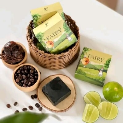 Picture of Fairy Face & Body Whitening Scrub Soap For Men & Women - Green