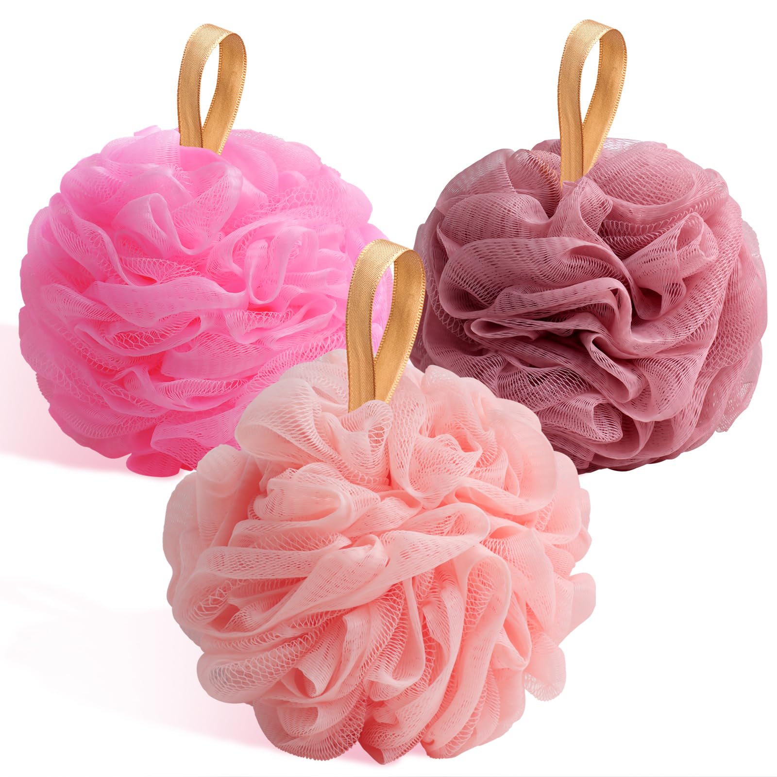 Picture of Premium Quality Loofah Flower Bath Shower Wash Cleaning Sponge - 1Pcs - Multicolor