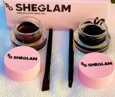 Picture of SHEGLAM 2 in 1 Gel Eyeliner | Black & Brown Eyeliner & Eyebrow Kit
