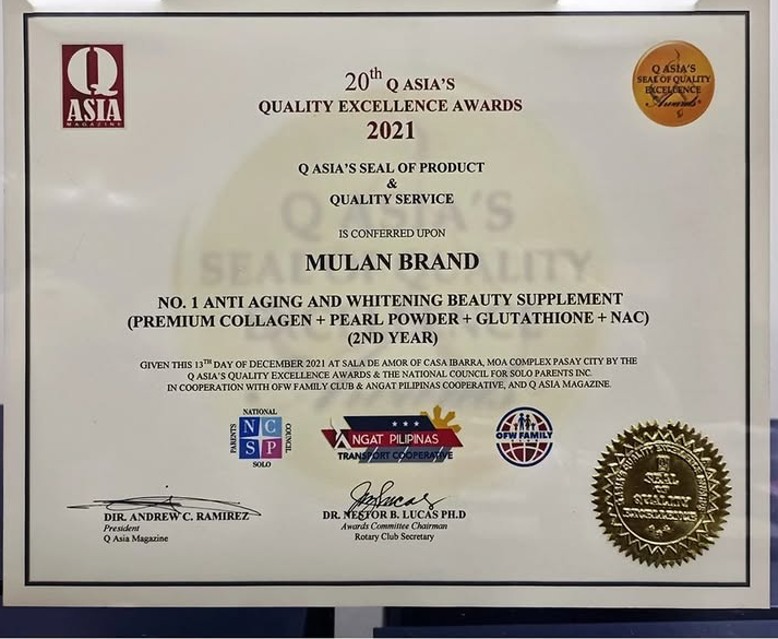 Picture of Mulan Pearl Whitening Capsule
Thailand (ORIGINAL)
