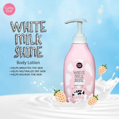 Picture of Cathy Doll White Milk Shine Body Lotion 450 ML Original (Thailand)