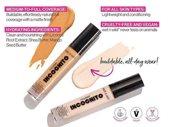 Picture of Wet n Wild Megalast INCOGNITO All Day Full Coverage Concealer - 