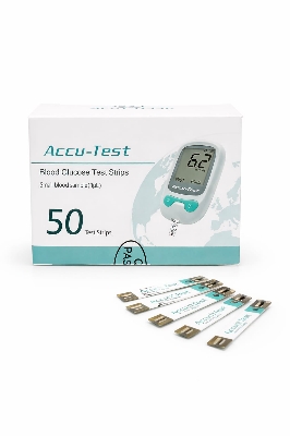 Picture of Accu-Test Blood Glucose Test Strips (50 Test Strips)