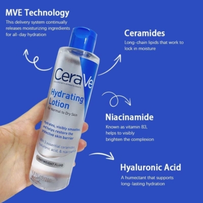 Picture of CeraVe Hydrating Lotion For Normal to Dry Skin - Fresh