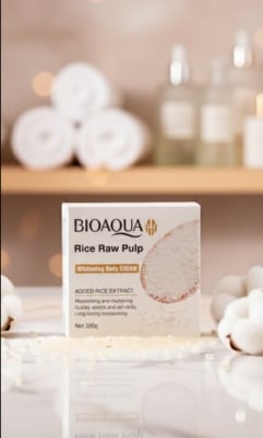 Picture of BIOAQUA Rice Raw Pulp Whitening Body Cream - 300gm - Fresh
