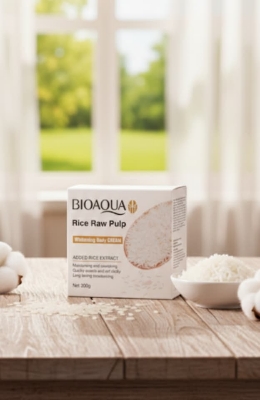 Picture of BIOAQUA Rice Raw Pulp Whitening Body Cream - 300gm - Fresh