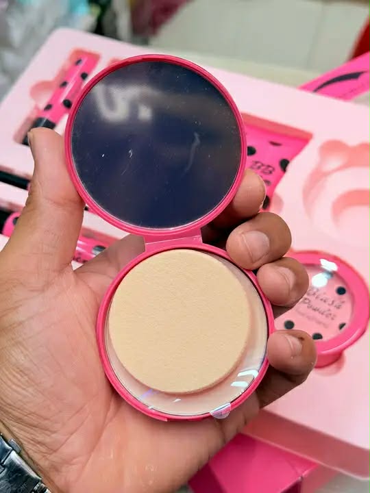 Picture of Hang Fang 10pcs Pink Makeup Combo Set