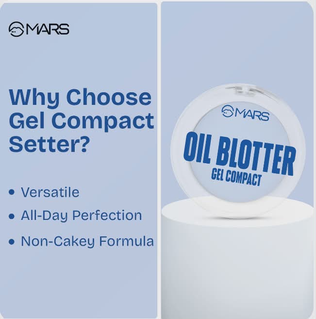 Picture of MARS Oil Blotter Gel Compact & Makeup Setter