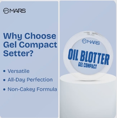 Picture of MARS Oil Blotter Gel Compact & Makeup Setter