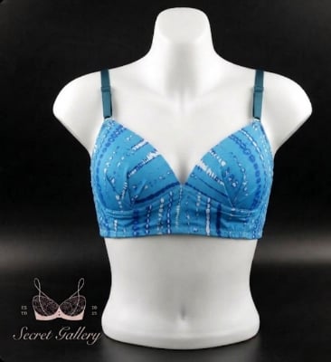 Picture of ​Trendy Printed Comfort Bra Collection / Vibrant Everyday Seamless Lingerie - Multicolor