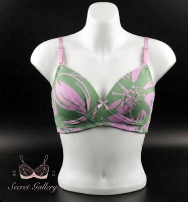 Picture of ​Trendy Printed Comfort Bra Collection / Vibrant Everyday Seamless Lingerie - Multicolor