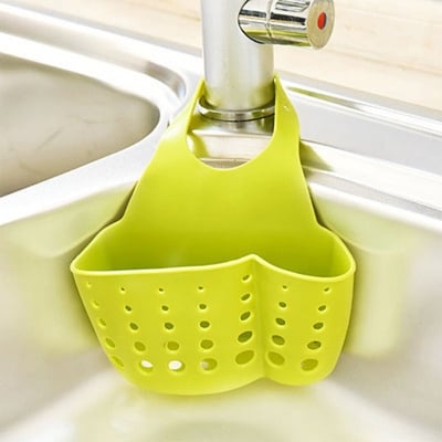 Picture of Kitchen Sink Accessories Organizer Space Savers : Adjustable Drain Basket for Soap and Sponge - Convenient Home Storage Solution - Multicolor