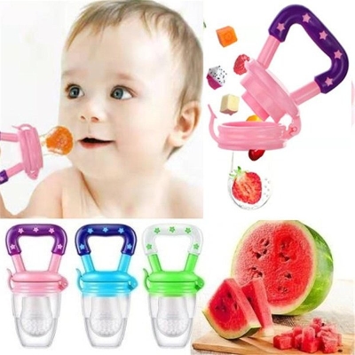Picture of Baby Feeding Pacifier Fresh Food Fruits Feeder - Multicolor