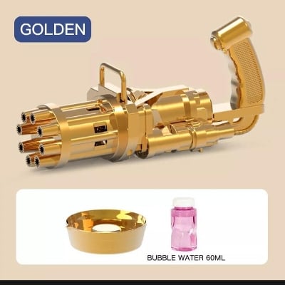 Picture of Gatling Bubble Spray Toy for Kids - Black