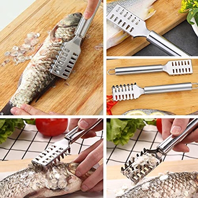 Picture of Stainless Steel Fish Scale Cleaner (1pis) - Silver