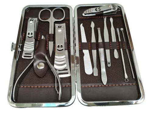 Picture of 12pcs Set Nail Cutter Clippers Fingernail Toenail Pedicure Tools - 