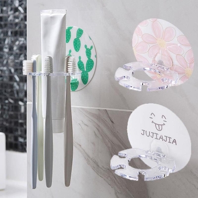 Picture of High-quality Tooth Brush Holder 2psc - Multicolor