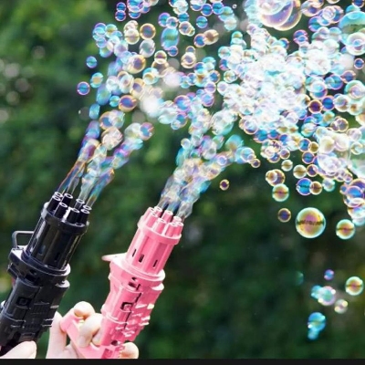 Picture of Children's Bubbles Gun for Boys and Girls - Black