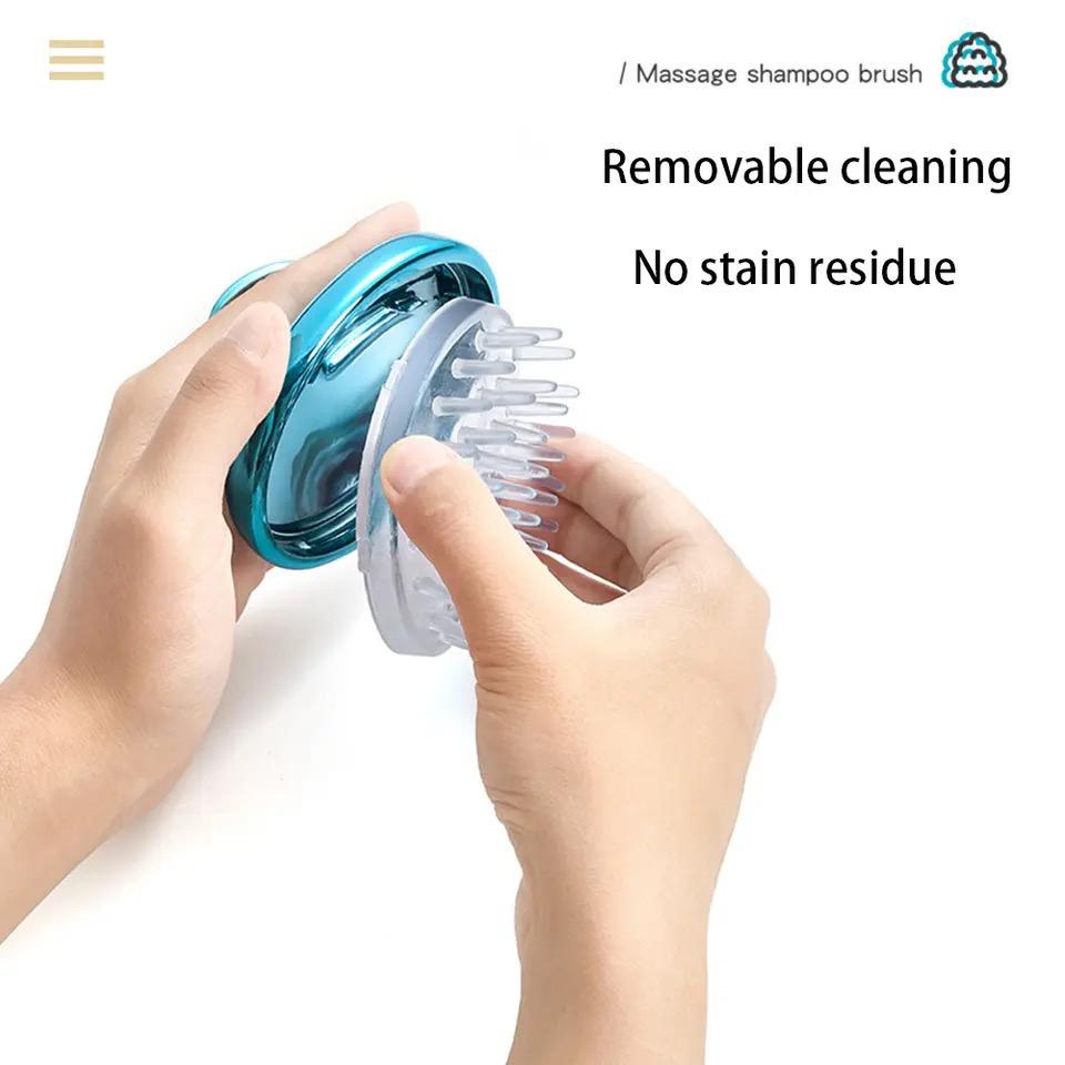 Picture of Massage Body Spa Shampoo Brush Scalp Cleaning Hair - Multicolor