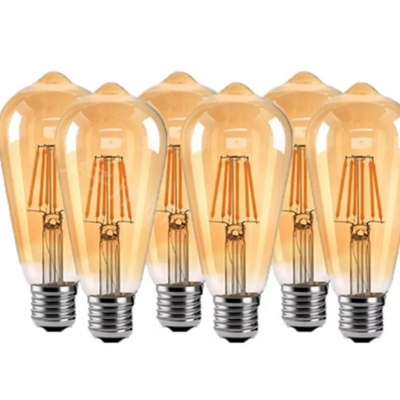 Picture of 6PCS LED Edison Light Bulbs Golden - Gold